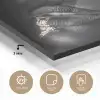 Vrouw - Goud - Zwart - Verf - Luxe plexiglas 5mm klein -sfeer2