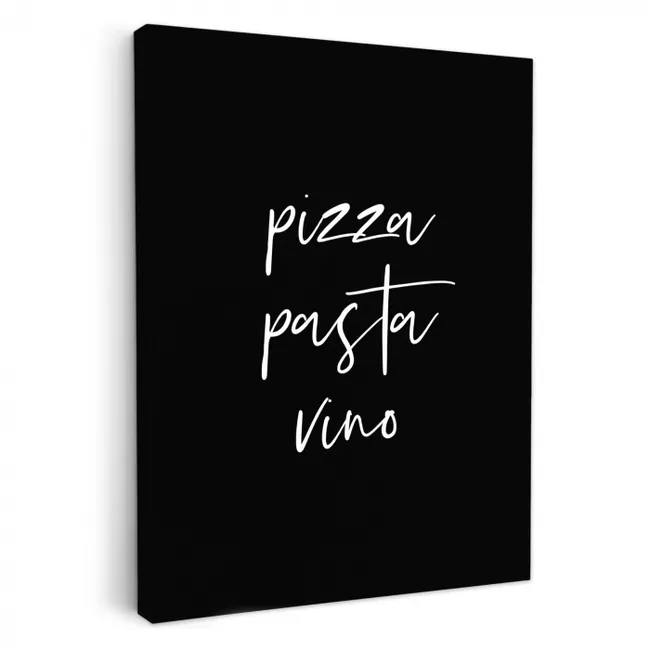 Canvas schilderij - Zwierig Italiaans Trio