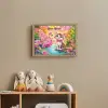 Kitten - Flamingo - Bloemen Light Box met batterij (Wandlamp kind) middel -sfeer2_kind