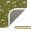 Landelijk - Bloemen -  Groen Badmat klein 997 -USP_AntislipNL