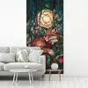 Vos - Mozaïek - Bos - Maan fotobehang vinyl groot -woonkamer