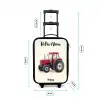 Tractor - Getekend - Rood Kinderkoffer - Zwart klein -productfoto_formaten