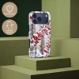 Bessen - Takken - Sneeuw - Winter - Kleurrijk Toughcase MagSafe Apple iPhone 17 Pro Max klein -USP_PrintM_NL