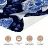 Vissen - Bloemen - Blauw deurposter klein 289 -closeup_NL
