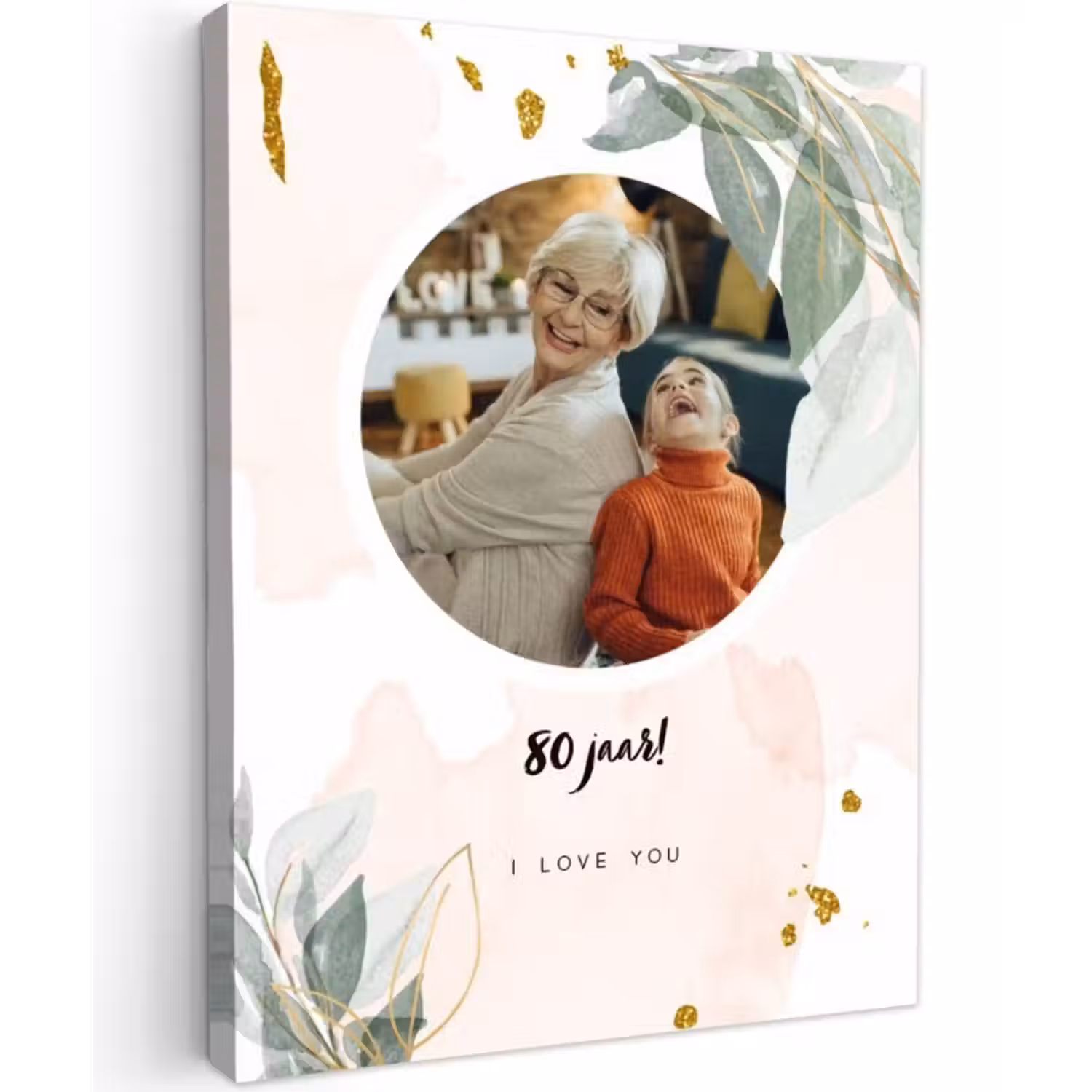 Gepersonaliseerd canvas schilderij - Jubileum - Verjaardag