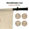 Aardbei - Minimalistisch - Rood - Fruit Wandkleed katoen klein -sfeer2