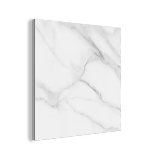 Marmer - Structuur - Wit - Grijs - Steen - Marmerlook aluminium wit klein -3d