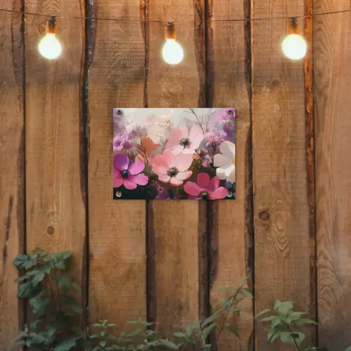 Bloemen - Kleurrijk - Bloei tuinposter los doek klein -sfeer1