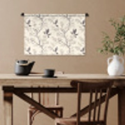 Takken - Vogels - Beige Wandkleed katoen klein 269 -sfeer6