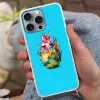 Drakenfruit - Blauw - Levendig Hoesje iPhone 16 Pro Max met koord klein -sfeer3