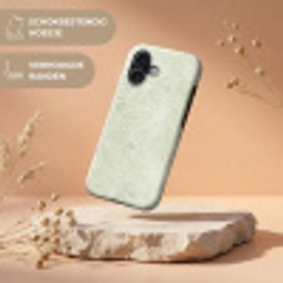 Sereen - Bloemen - Groen Toughcase MagSafe Apple iPhone 17 klein 1017 -USP_RandenV_NL