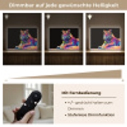 Tijger - Kleurrijk - Dieren - Zwart - Neon Light Box met batterij (Wandlamp kind) middel -USP_dimbaarDE