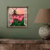 Doorkijk - Tulpen - Bloemen - Molen - Raam aluminium wit klein -sfeer2
