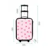Roze hartjes Kinderkoffer - Zwart klein -productfoto_formaten