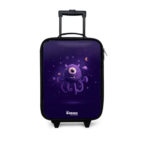 Kosmisch tentakelmonster Kinderkoffer - Zwart klein -3d