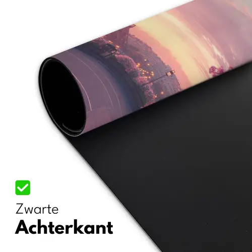 Eiffeltoren - Parijs - Roze Muismat XXL klein -sfeer2
