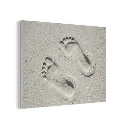 Voeten - Zand - Zee PET vilt klein -3d