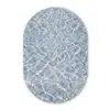 Water - Reflectie - Zonlicht Wandcirkel Ovaal Forex klein -3d