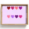 Lolly - Hart - Roze - Snoep Dienblad Rechthoek middel -z3d_shopping