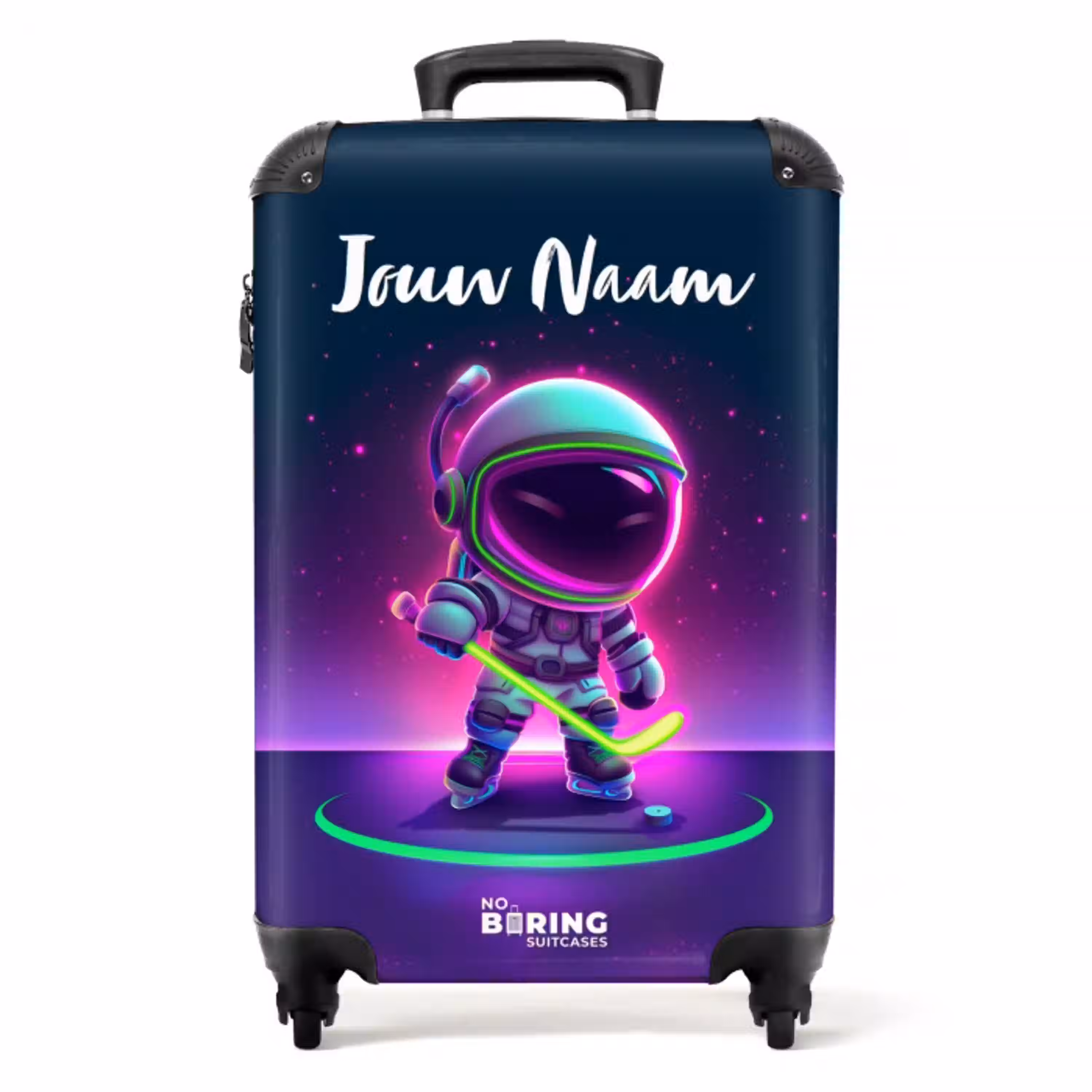 Space hockey NBS - Handbagage koffer - Kinderen Unisex middel -productfoto_recht