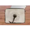 Paardenbloem - Minimalistisch - Wit laptophoes neopreen klein -tafel