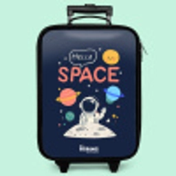 Astronaut - Quote - Planeten - Sterren Kinderkoffer - Zwart klein -zzz_website3d_nbs2