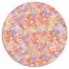 Abstract - Multi - Kleur - Verf Wandcirkel kunststof plaat 5mm dik klein 188 -3d