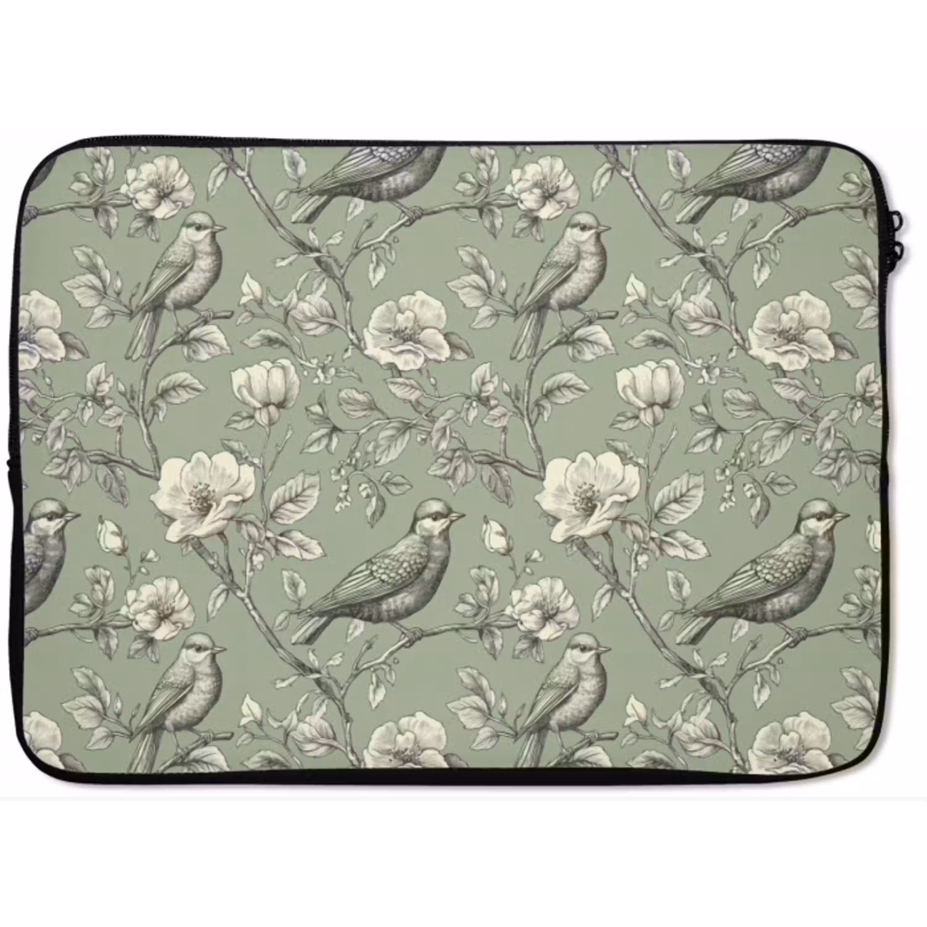 Klassiek - Botanisch - Groen laptophoes neopreen klein 279 -zkaufland3dotto
