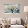 Boom - Winter - Levensboom - Modern - Goud Wandkleed katoen middel -sfeer4