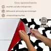 Contrast - Zwart - Wit keuken achterwand spatscherm klein 900 -spatscherm_NL