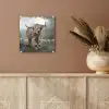 Schotse Hooglander - Bos - Mist - Koe - Dieren - Natuur plexiglas 5mm klein -sfeer5