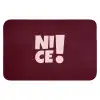 Nice - Uitroepteken - Rood Badmat klein -3d