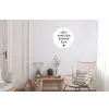 Spreuken - Grote avonturen beginnen klein - Quotes Wandcirkel aluminium klein -woonkamer