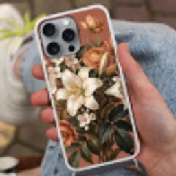 Boeket - Retro - Kleurrijk Hoesje iPhone 16 Pro Max met koord klein -sfeer3