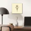 Zwart - Narcis - Illustratie aluminium wit klein -sfeer5