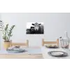 Koeien - Zwart - Wit Muursticker klein -eettafel