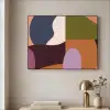 Vormen - Abstract - Kleuren - Vierkant Textielframe zwart klein -sfeer2