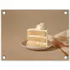 Vanilletaart - Cake - Romig tuinposter los doek klein -3d