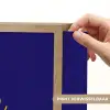 Blauw - Geel - Fijn Light Box met batterij (Wandlamp) middel -USP_websiteprintNL