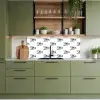 Kreeften - Zwart - Patroon keuken achterwand 2 middel -sfeer3