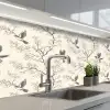 Takken - Vogels - Beige keuken achterwand 2 middel 871 -3d_schuin