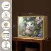 Muis - Bos - Bloemen - Illustratie - Bosdieren Light Box met batterij (Wandlamp kind) middel -USP_websiteoverzichtNL