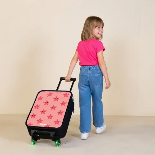 Zeester zandstorm Kinderkoffer - Zwart klein -sfeer1