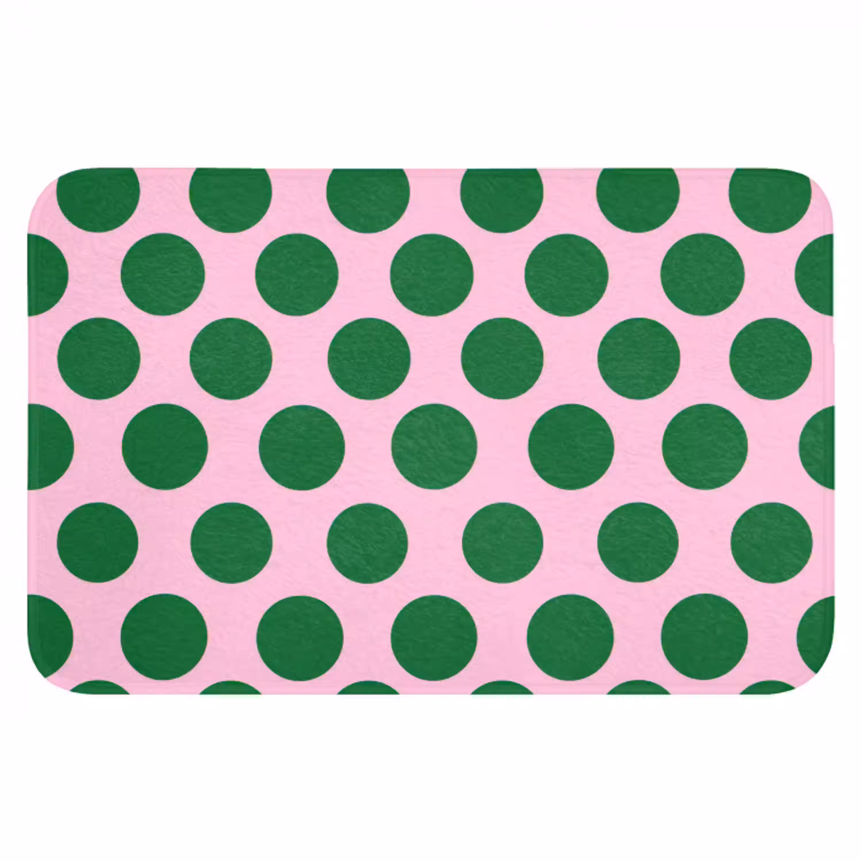 Polkadots - Patroon - Groen Badmat klein 997 -3d