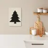 Kerstboom - Zwarte kerstboom - Boom - Japandi KitchenYeah - Keuken - Canvas klein -sfeer1