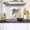Palmboom - Schaduw - Trap - Beige Inductie beschemer met haakjes middel -sfeer2