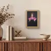 Ironisch - Tekst - Neon Light Box met kabel (Tafellamp) klein -sfeer2