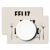 Kerst - Quotes - Feliz navidad - Kerstmis - Feestdagen Placemat vinyl groot -zzsfeer2_Kitchenyeah-website