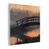 Brug - Mist - Bomen - Water plexiglas 5mm klein -z3d