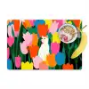Tulpen - Kat - Kleurrijk Placemat vinyl groot -zzzproduct_Kitchenyeah-website